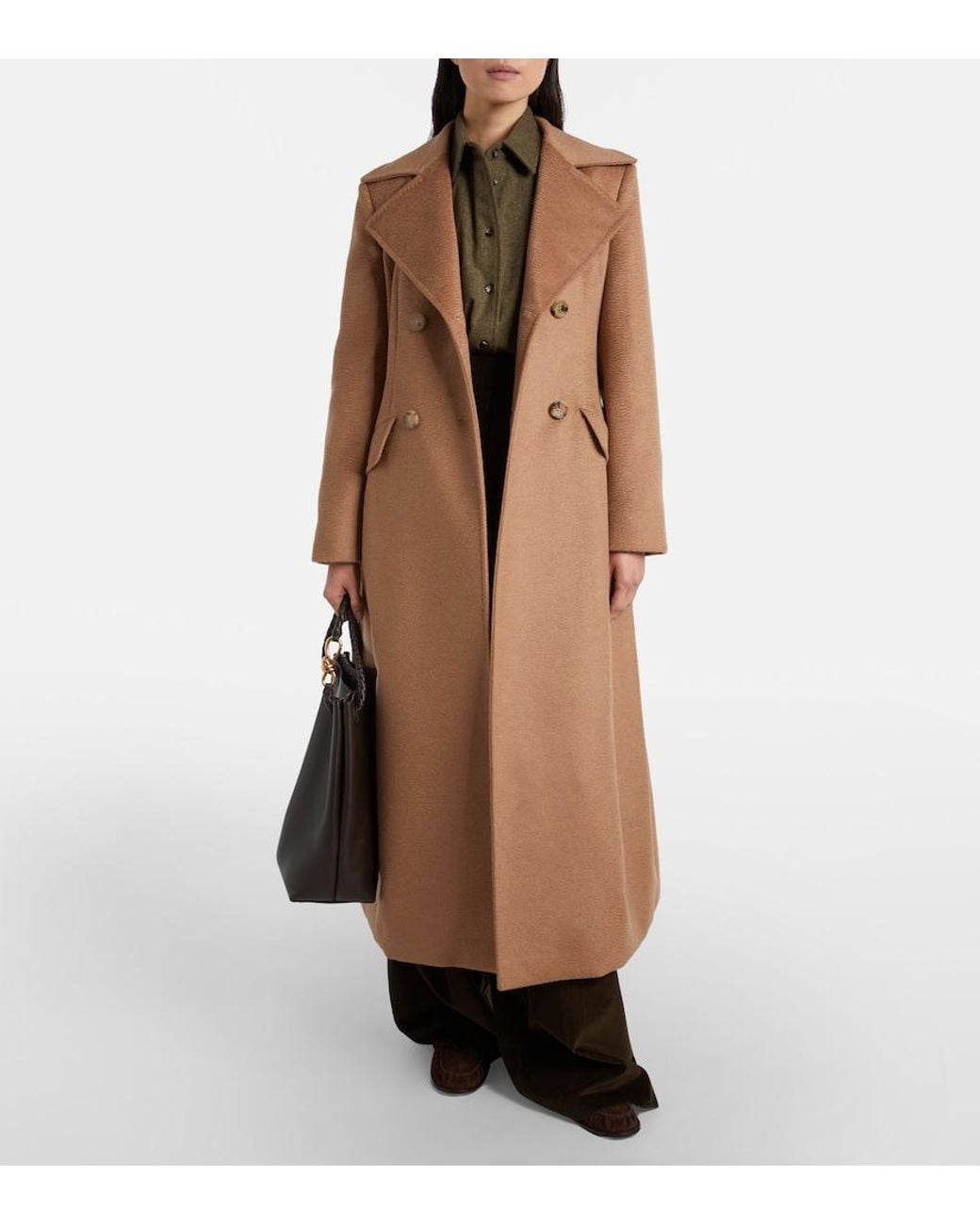 Max Mara Natural Lepanto Camel Hair Coat