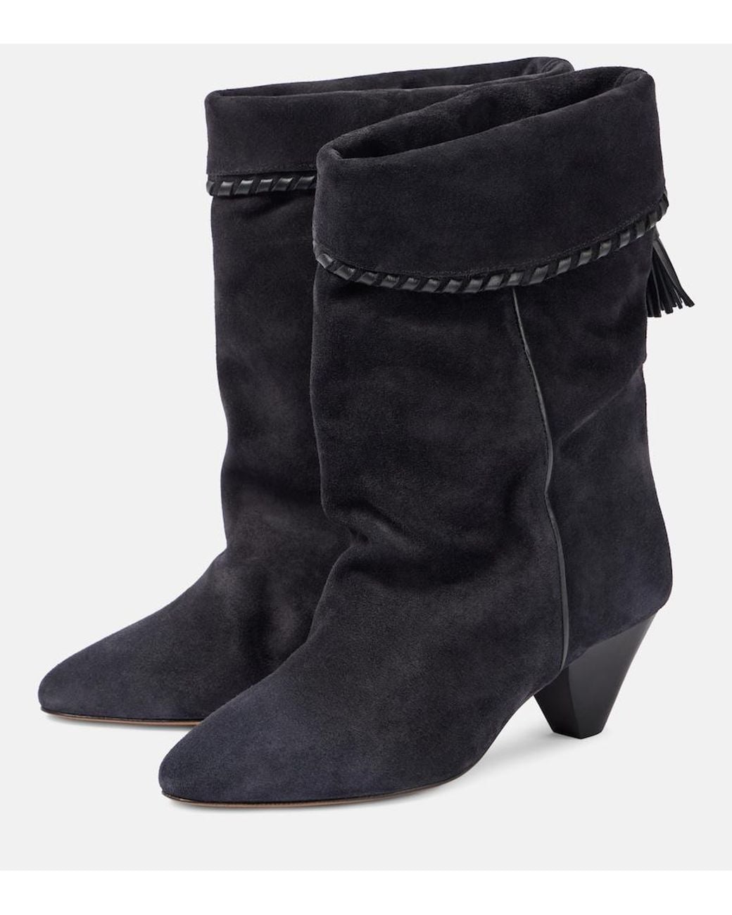 Isabel Marant Blue Dalby Suede Ankle Boots
