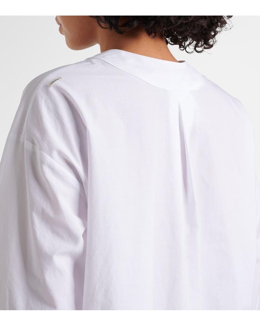 Top Yole De Algodon Max Mara de color White