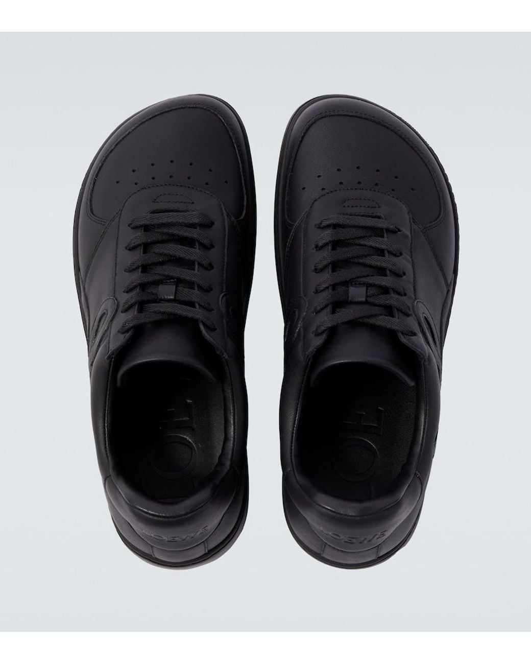 Loewe Black Jambo Leather Sneakers for men
