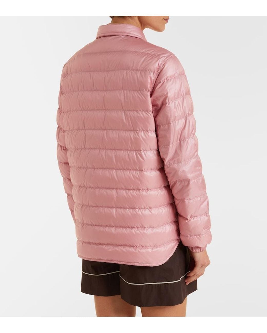 Moncler Pink Fouine Down Jacket