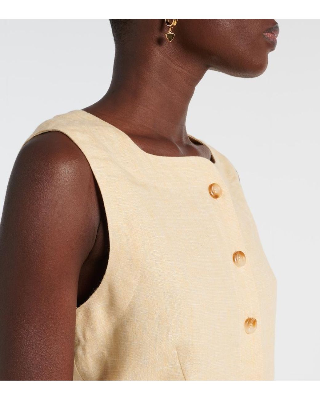 Posse Natural Emma Linen Minidress