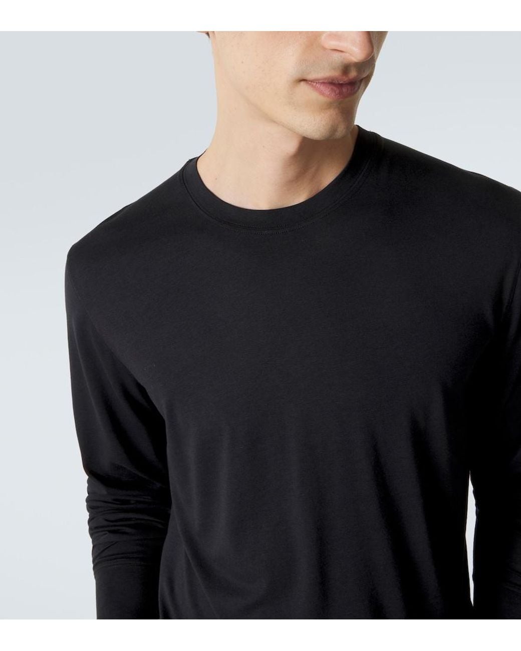 Tom Ford Black Jersey T-Shirt for men