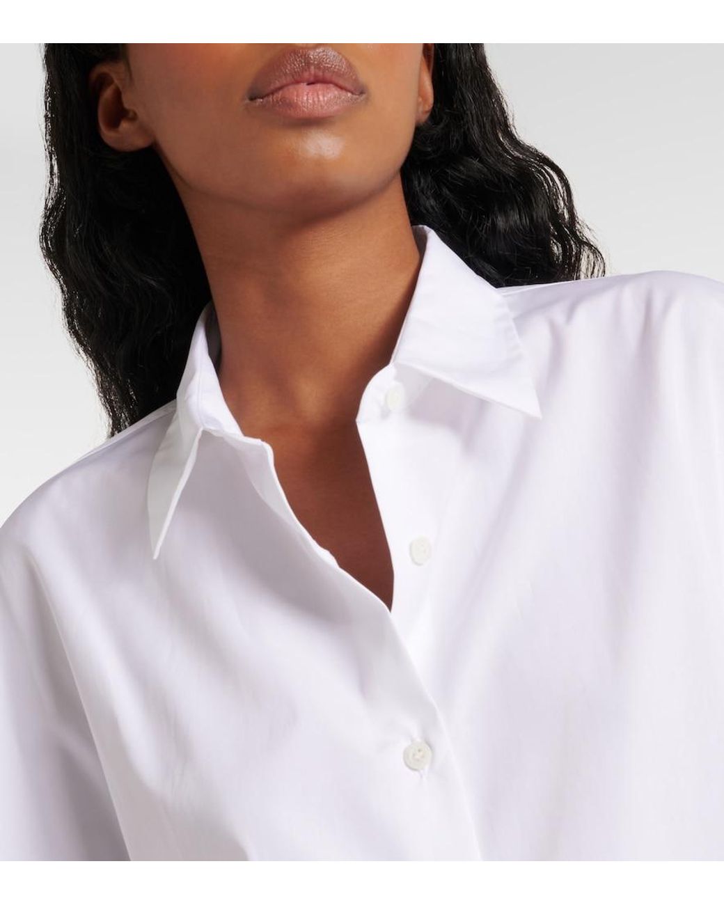 Dries Van Noten White Casio Cotton Shirt