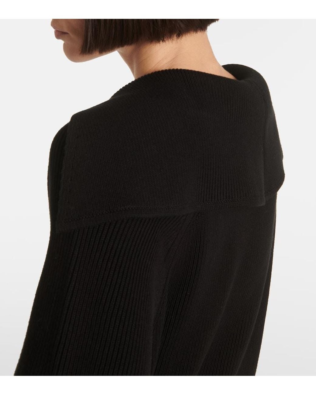 Bottega Veneta Black Cotton Sweater