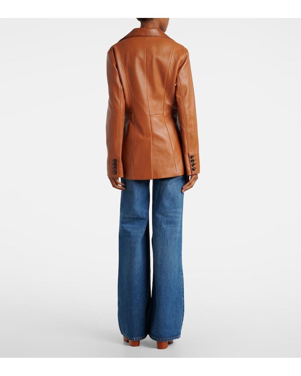Chloé Brown Leather Jacket