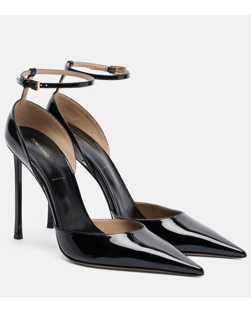 Tom Ford Black Vertigo Patent Leather Pumps