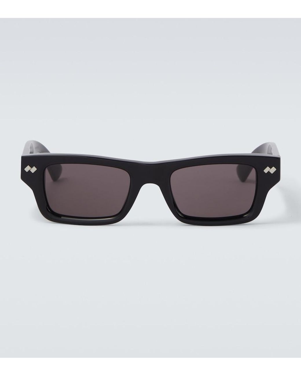 Bottega Veneta Brown Dizzy Rectangular Sunglasses for men