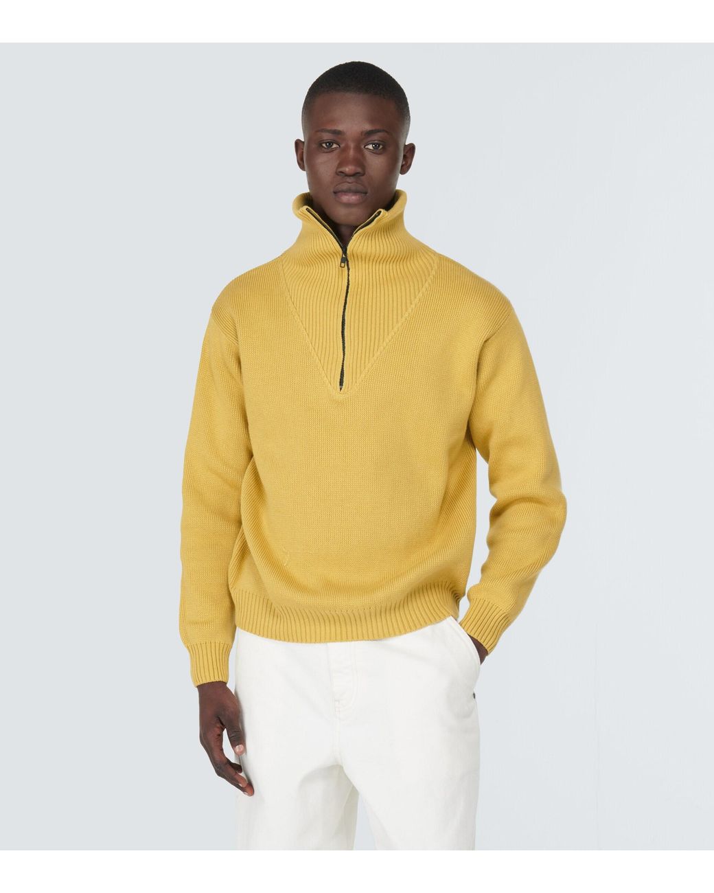 GR10K Guardia Half-zipped Sweater in 