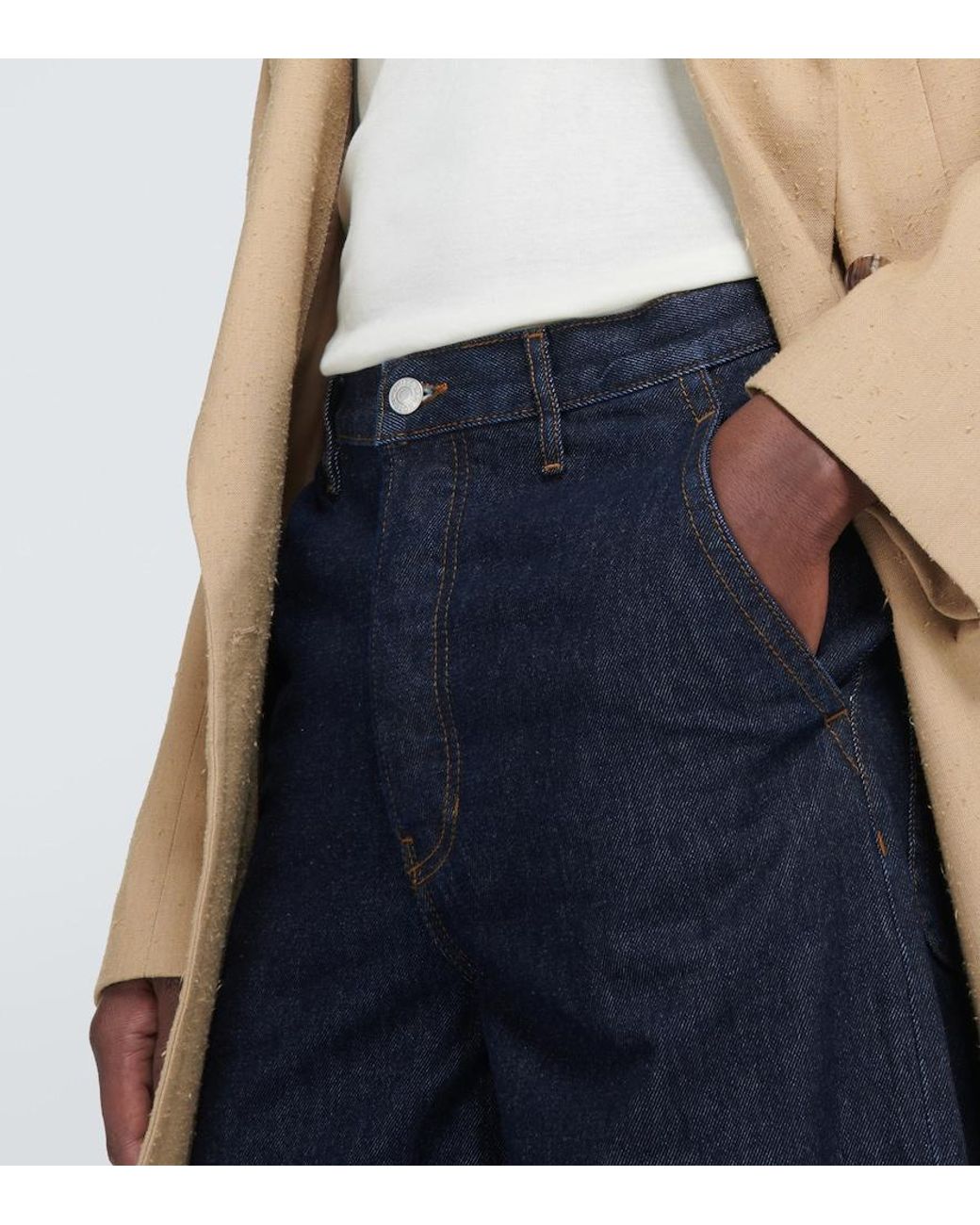 Jeans Rectos Dries Van Noten de hombre de color Blue