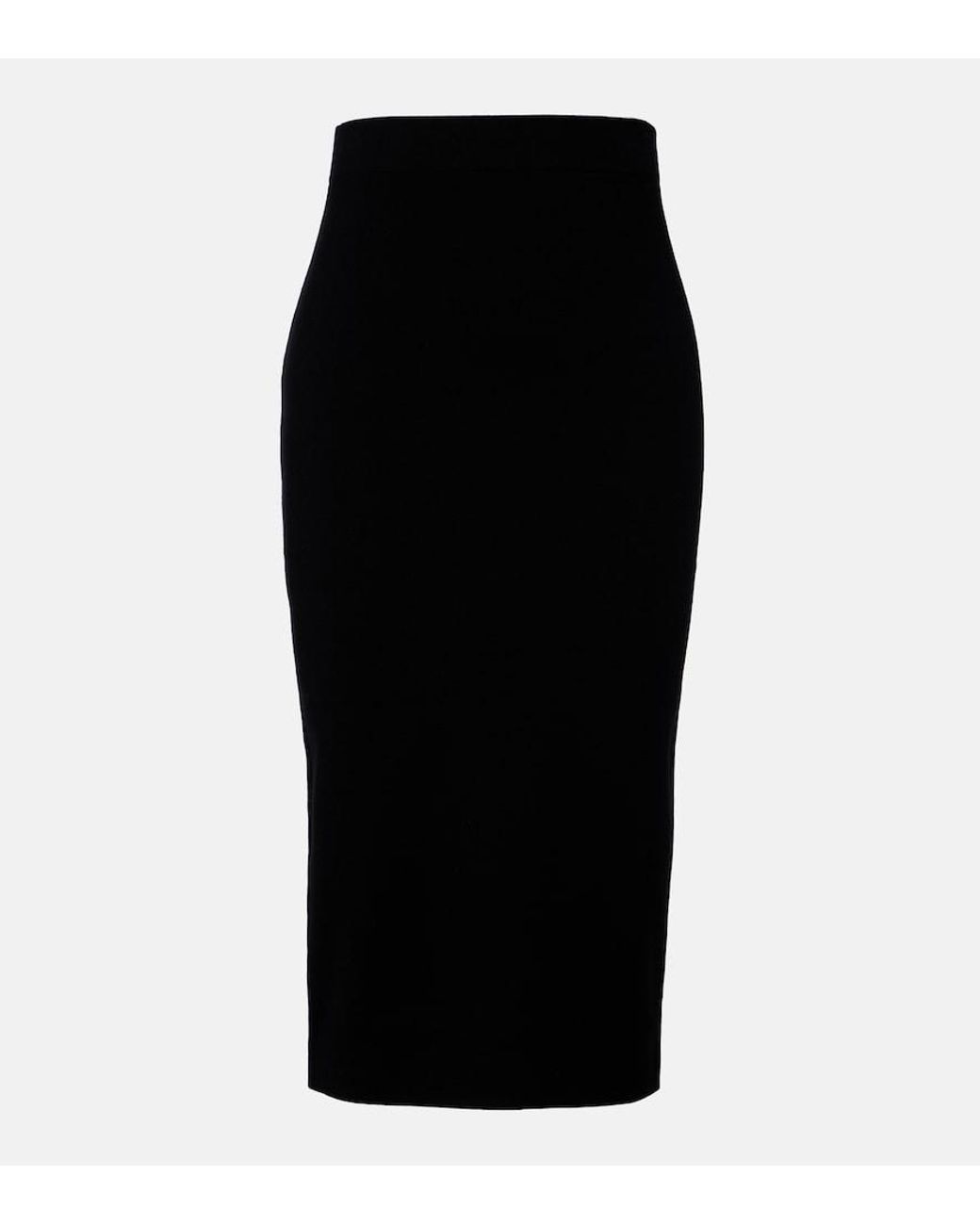 Max Mara Black Pencil Skirt