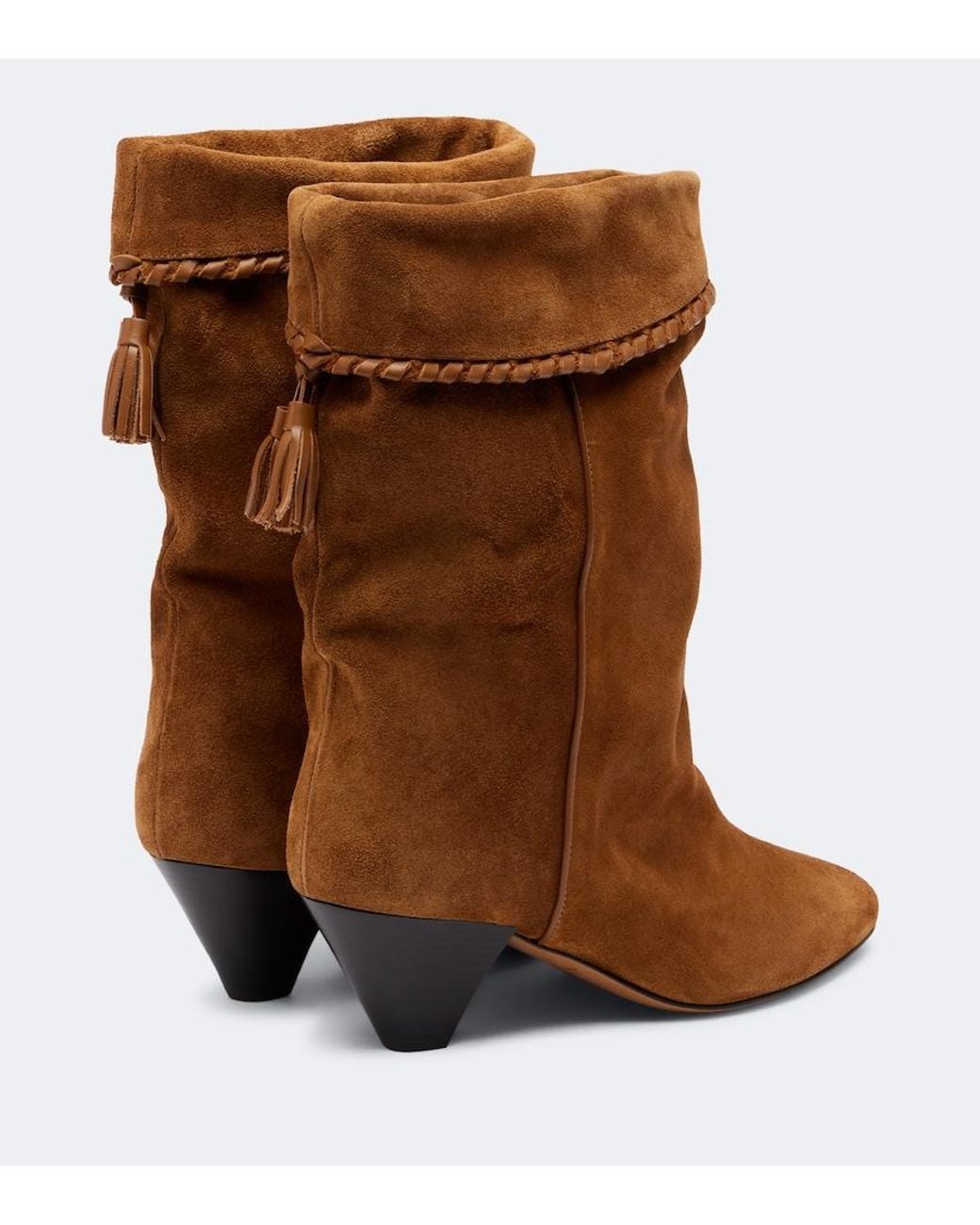 Isabel Marant Brown Dalby Suede Ankle Boots