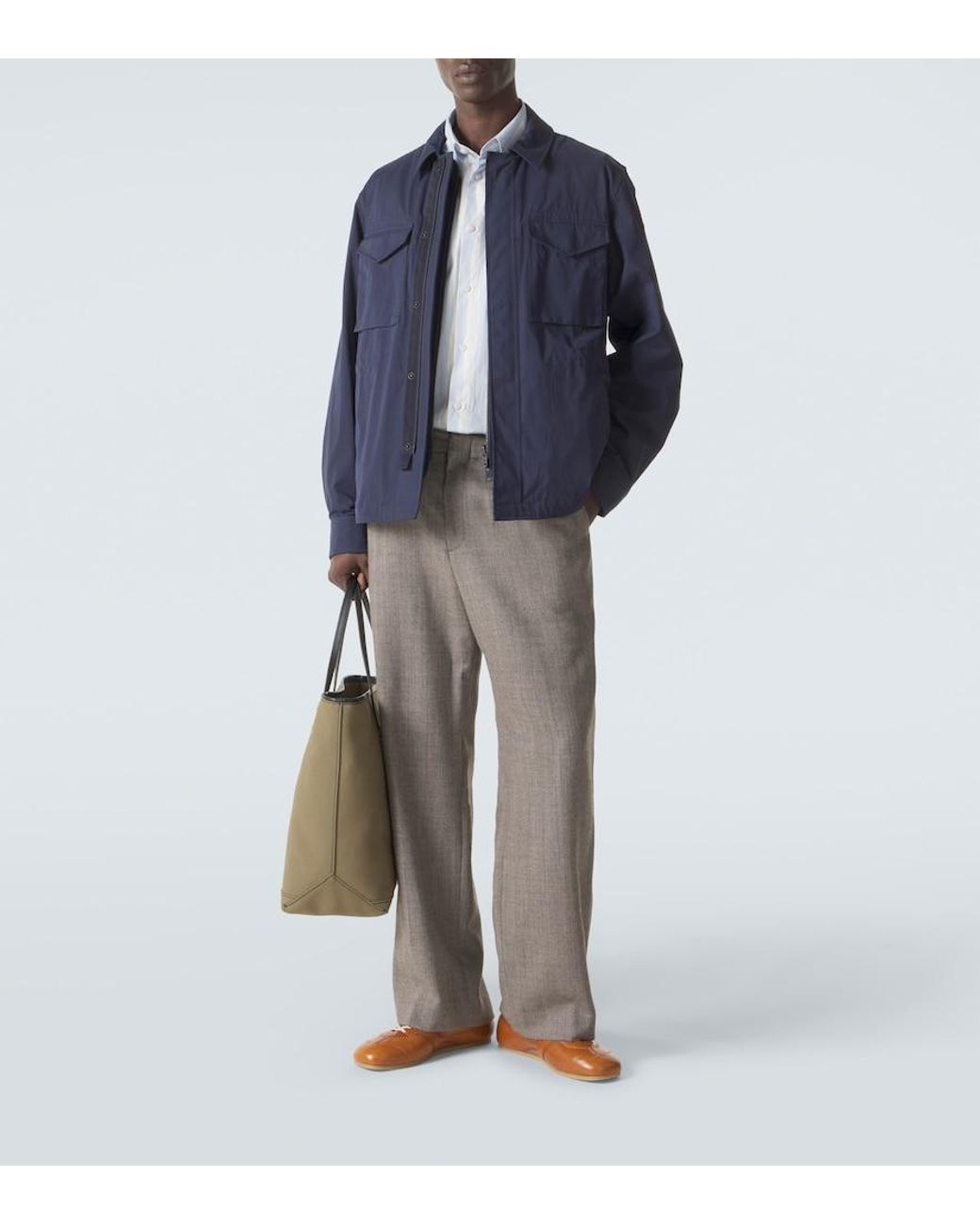 Moncler Blue Roquille Convertible Jacket for men
