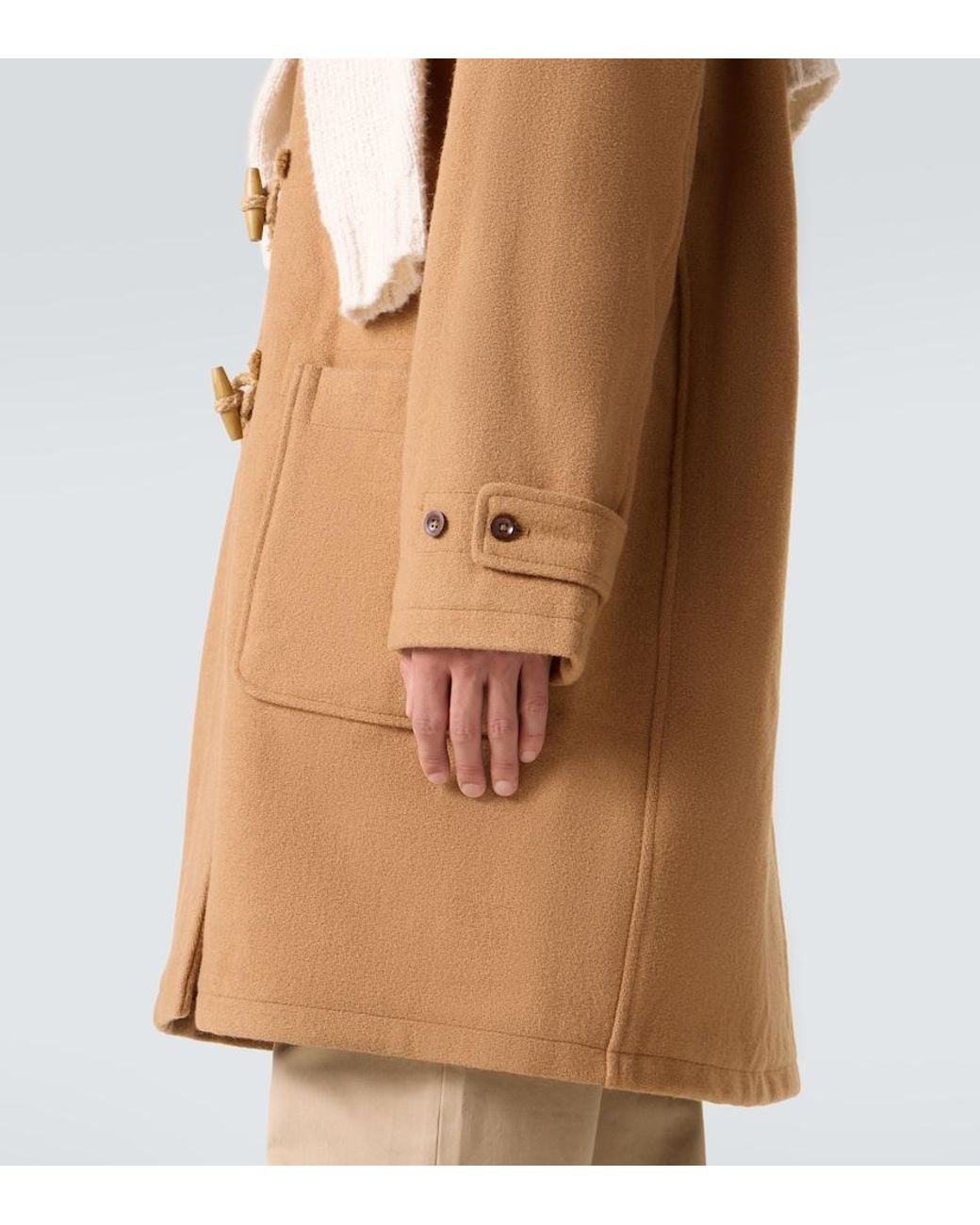 Polo Ralph Lauren Natural Hooded Wool Coat for men