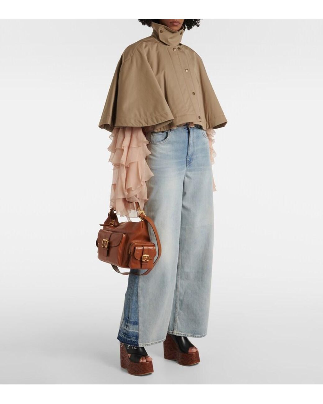 Chloé Brown Medium Leather Camera Bag