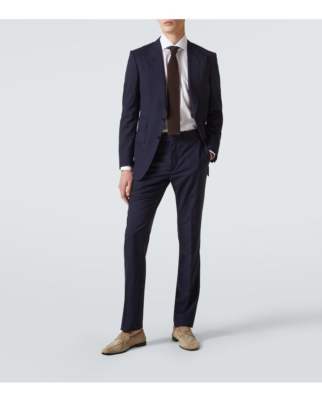Zegna White Cotton Poplin Shirt for men