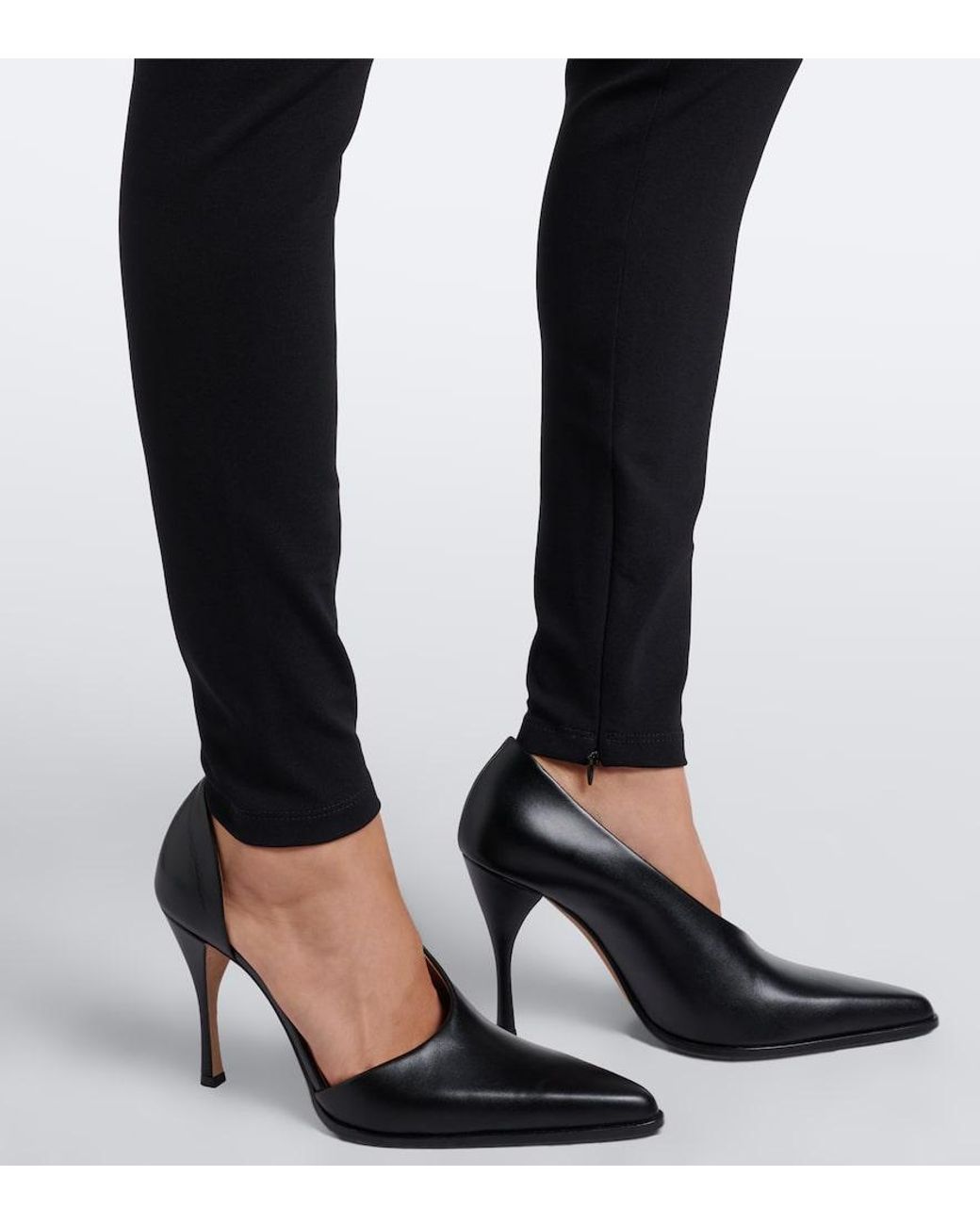 Sportmax Black Jersey Leggings