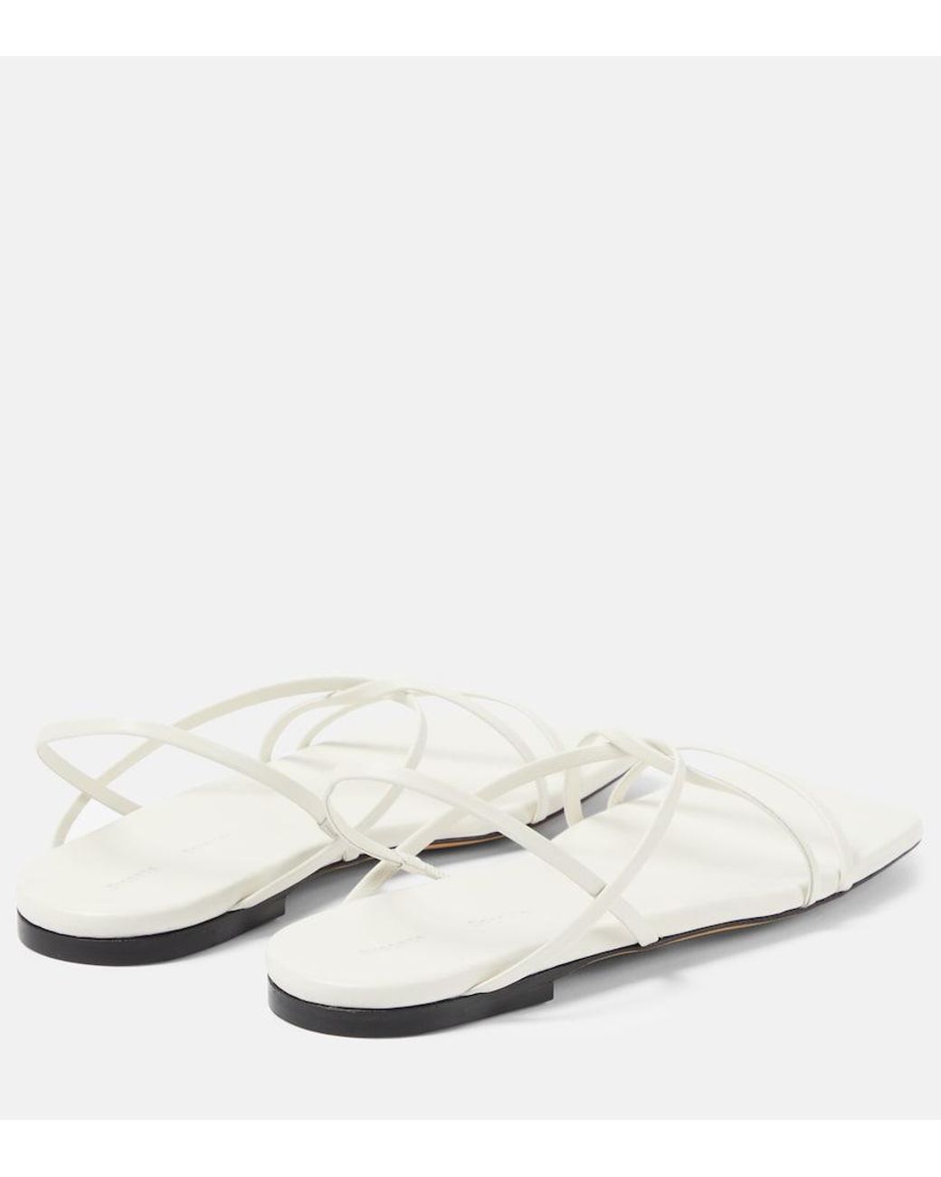 Proenza Schouler White Leather Sandals
