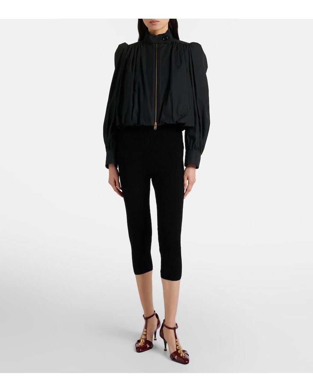 Chloé Black Cropped Jacket