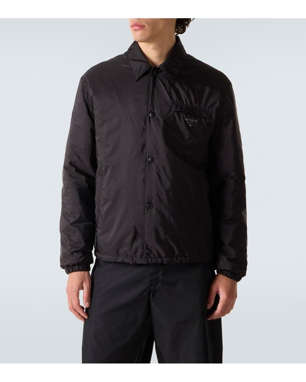 Giacca Blouson di Prada in Black da Uomo