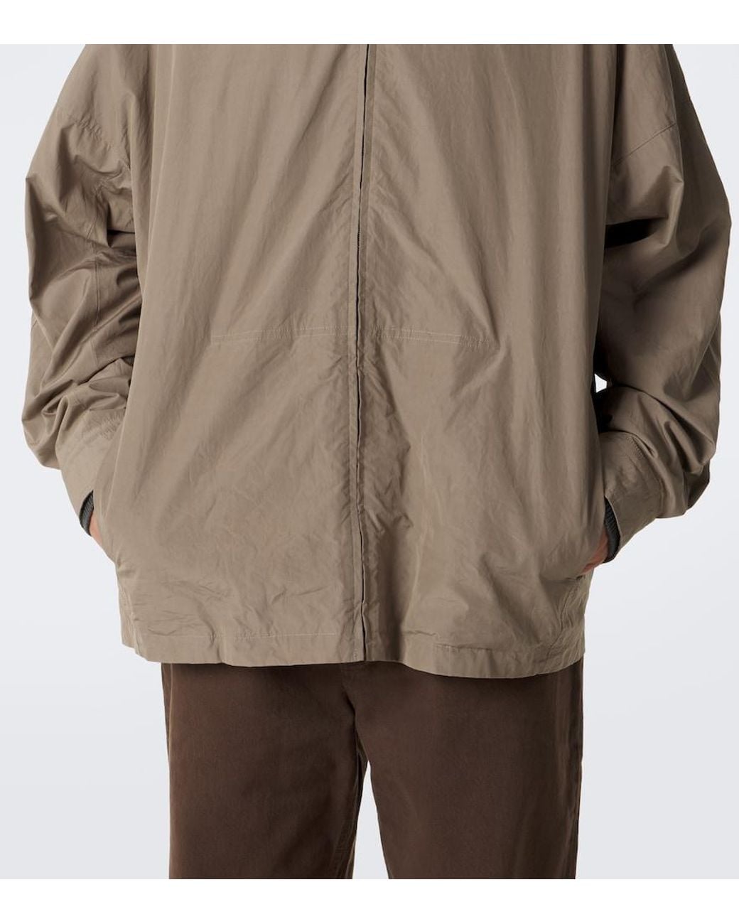 The Row Brown Trenton Cotton Jacket for men