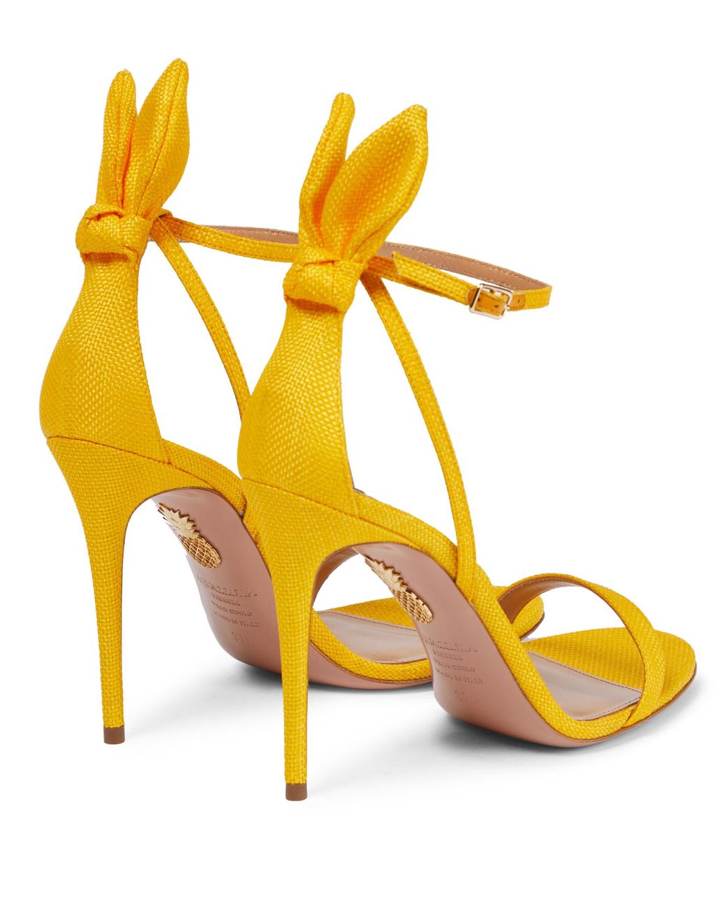 Yellow sandals deals with bow