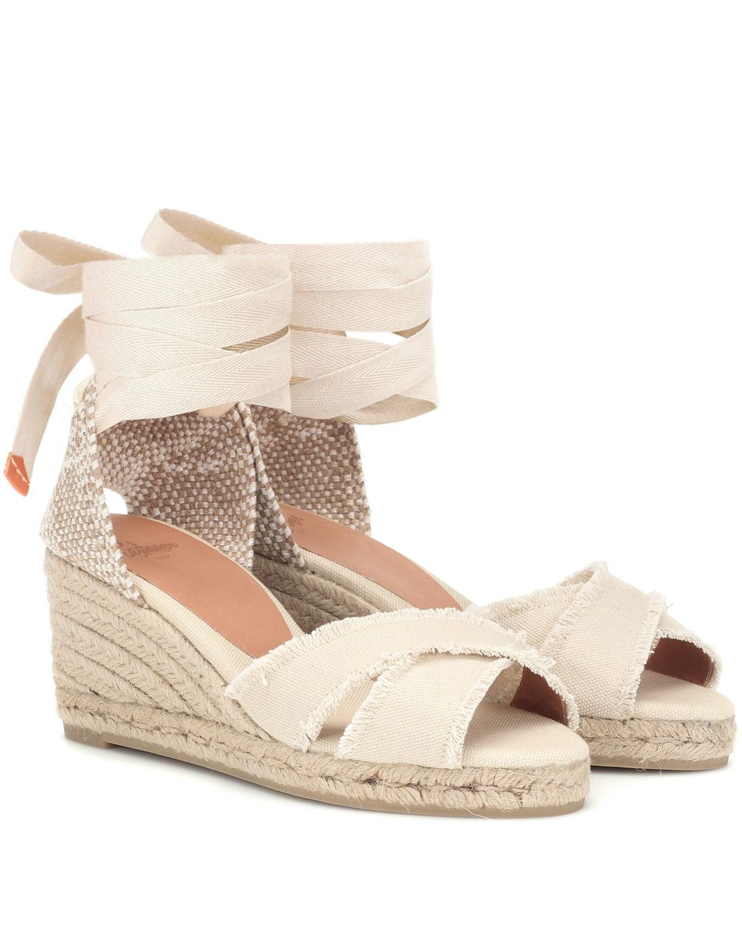 Castaner store white wedges