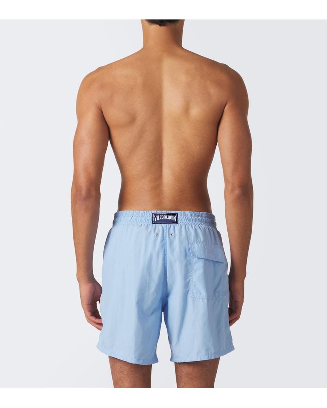 Vilebrequin Blue Moorea Swim Trunks for men