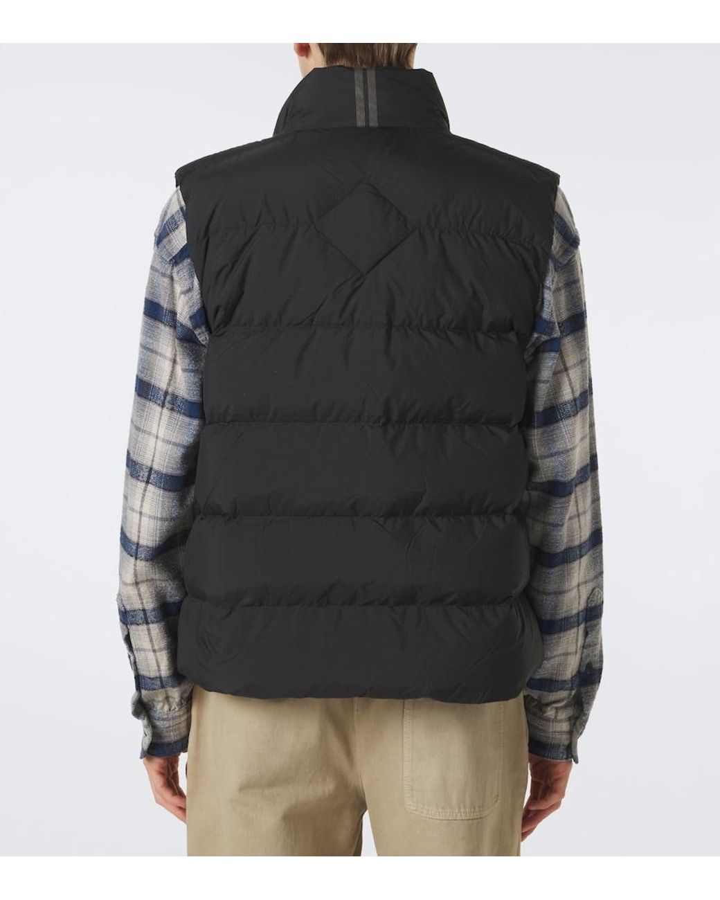 Canada Goose Black Crofton Enduraluxe Down Vest for men