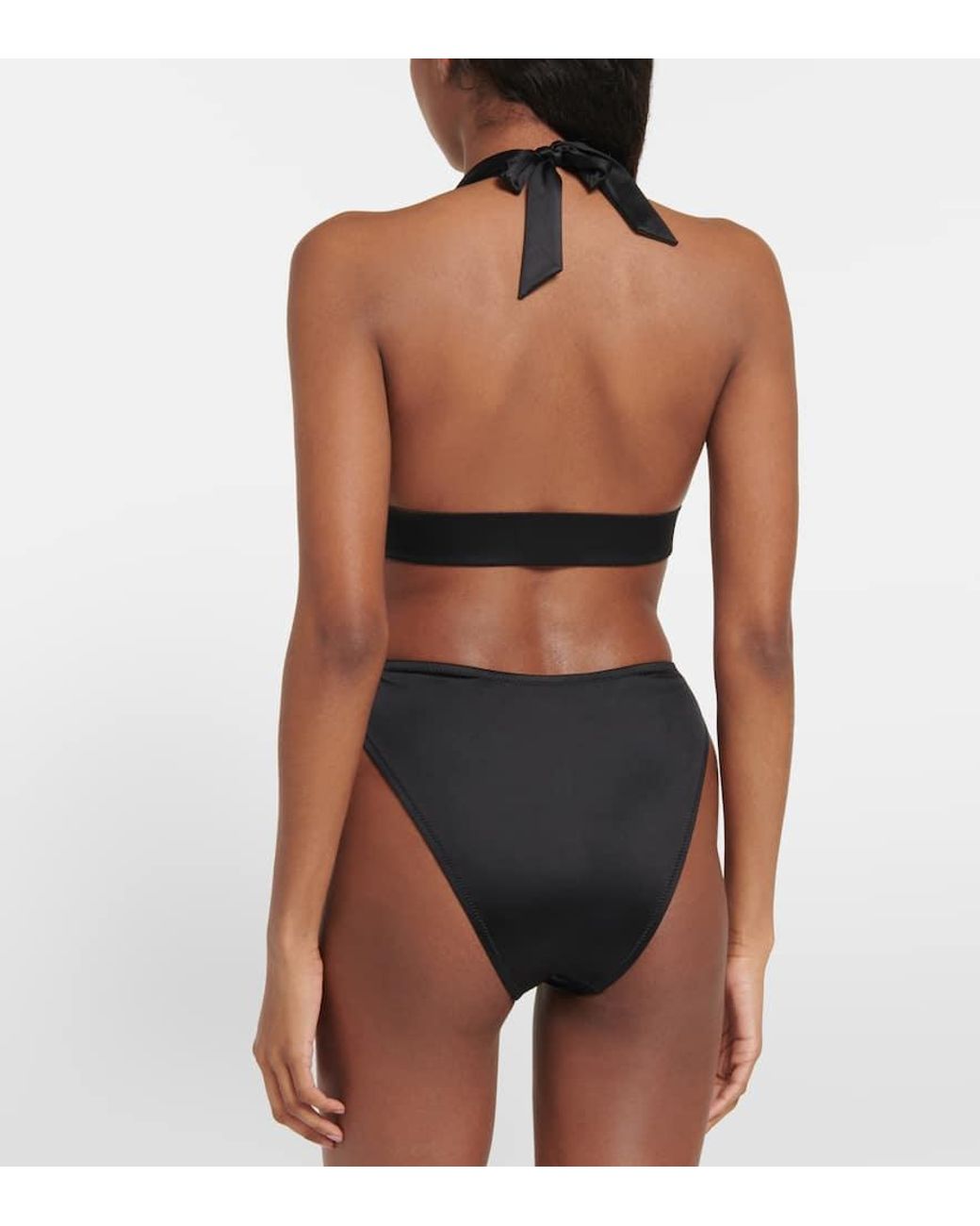 Versace Black 'Medusa' One Piece Swimsuit