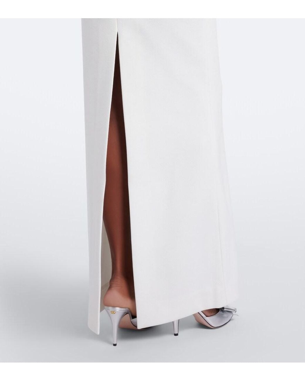 Rebecca Vallance White Andre Embellished Gown