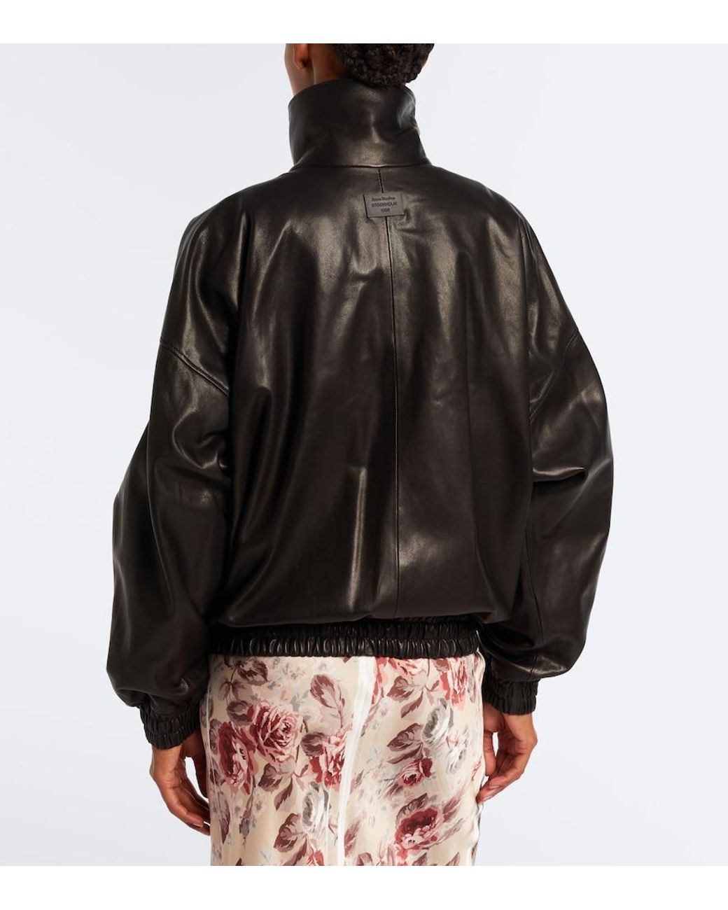 Acne Black Leather Jacket