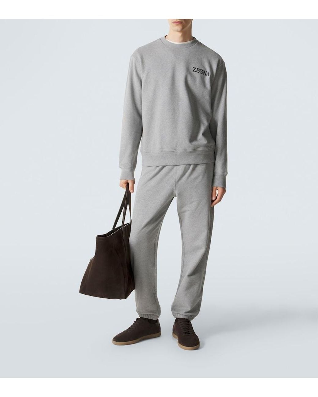 Zegna Gray #usetheexisting Cotton Sweatshirt for men