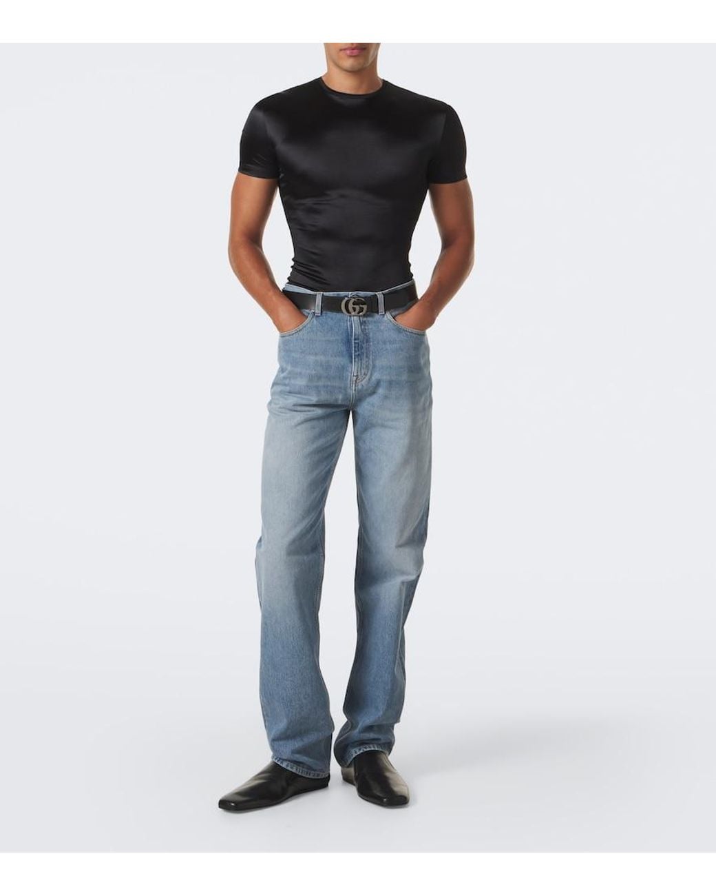 Gucci Blue Straight Jeans for men