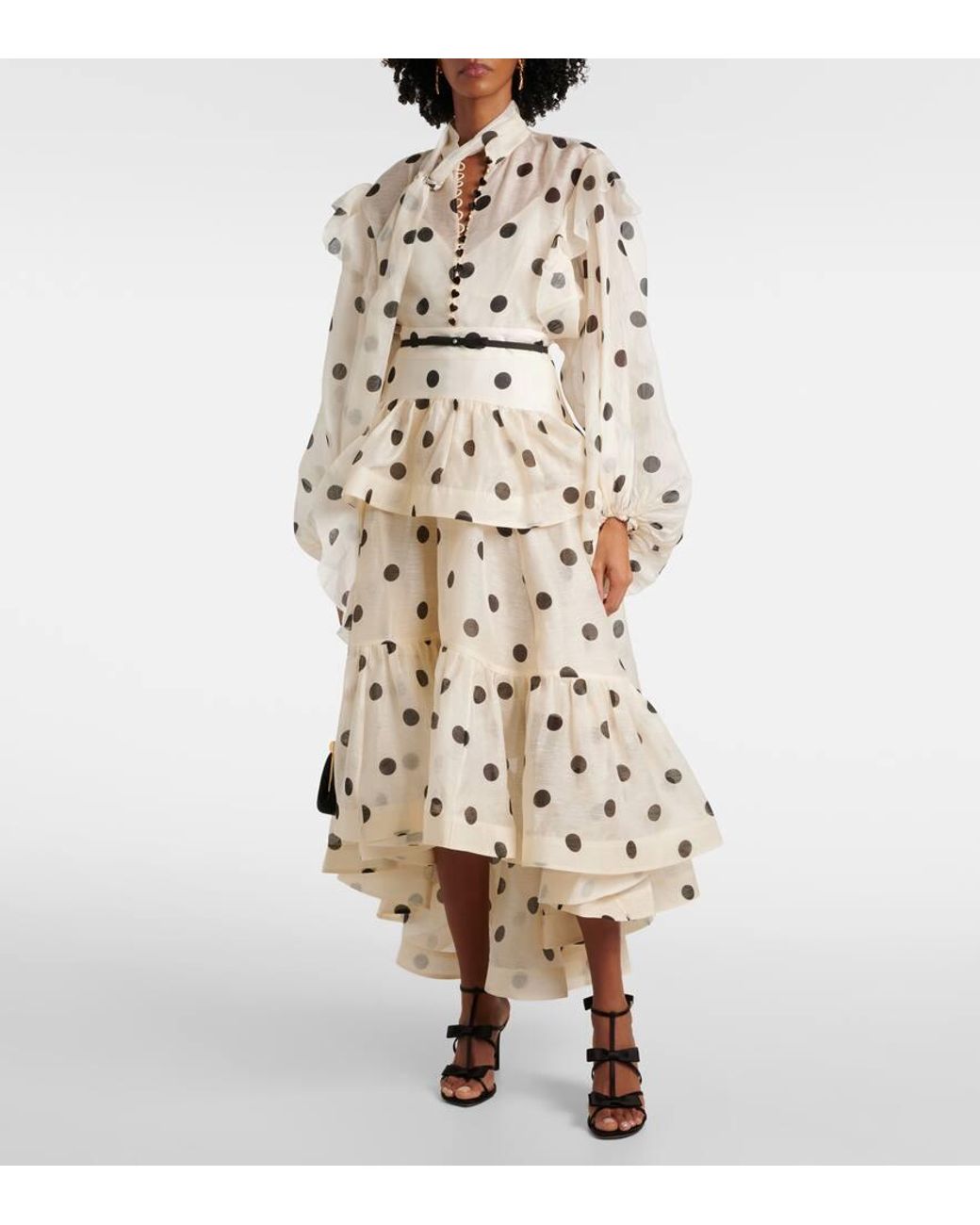 Zimmermann Tux 85 Bow-Detail Satin Sandals in Black | Lyst Zimmermann Tux 85 Bow-Detail Satin Sandals in Black | Lyst