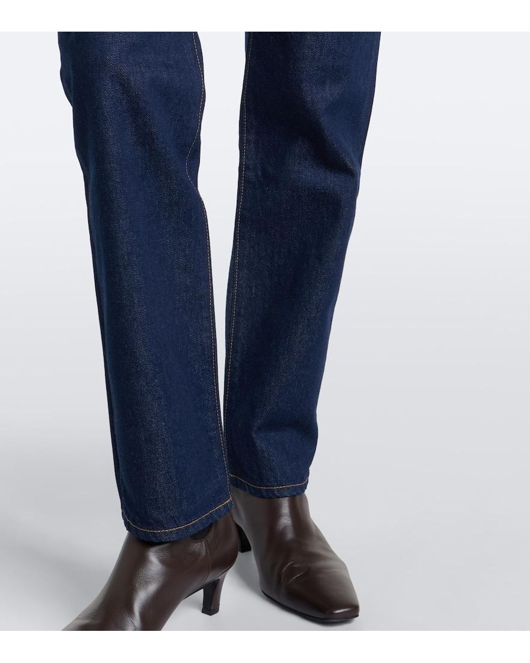 SLVRLAKE Denim Blue Isabel Straight Jeans
