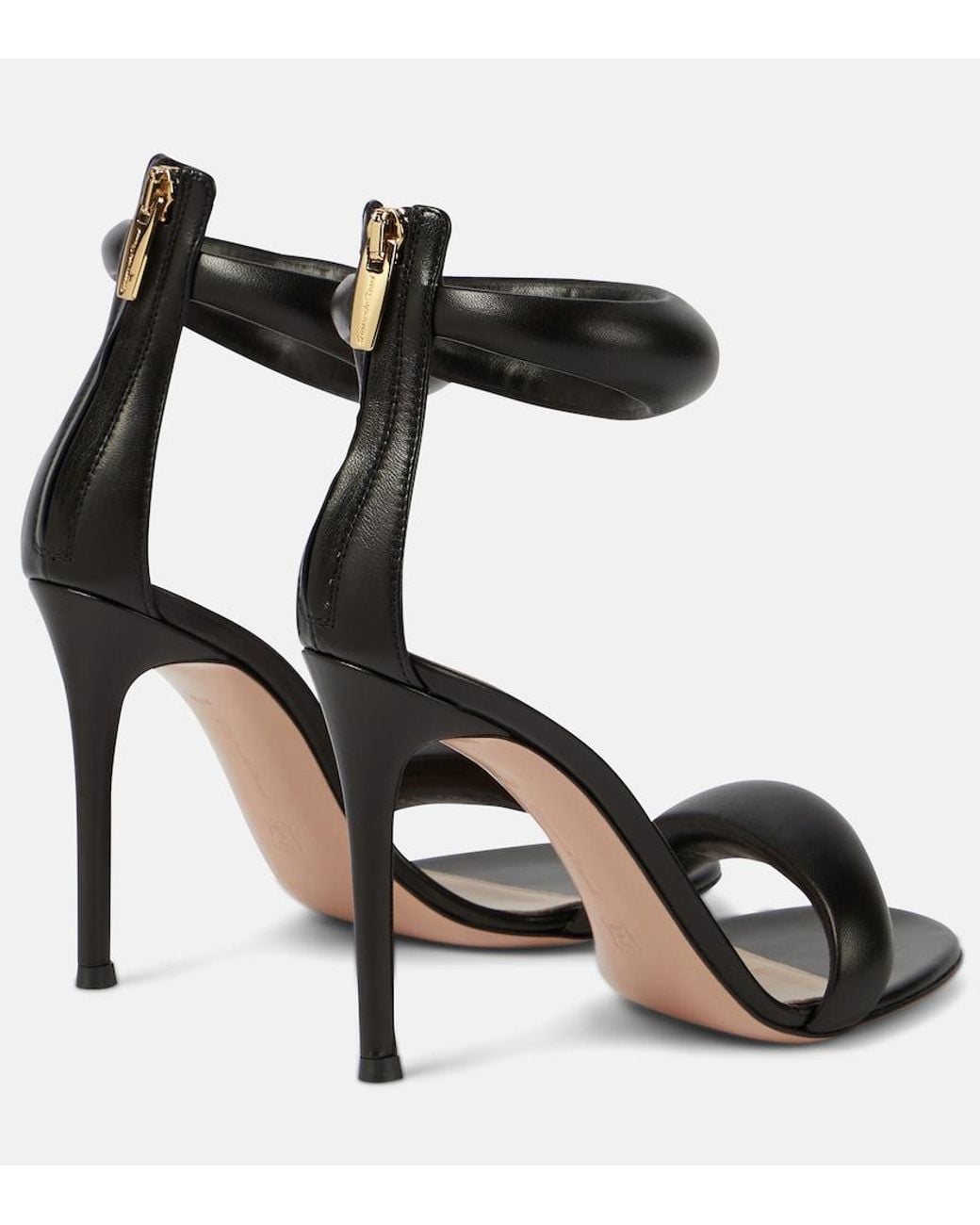 Gianvito Rossi Black Bijoux Heeled Sandals