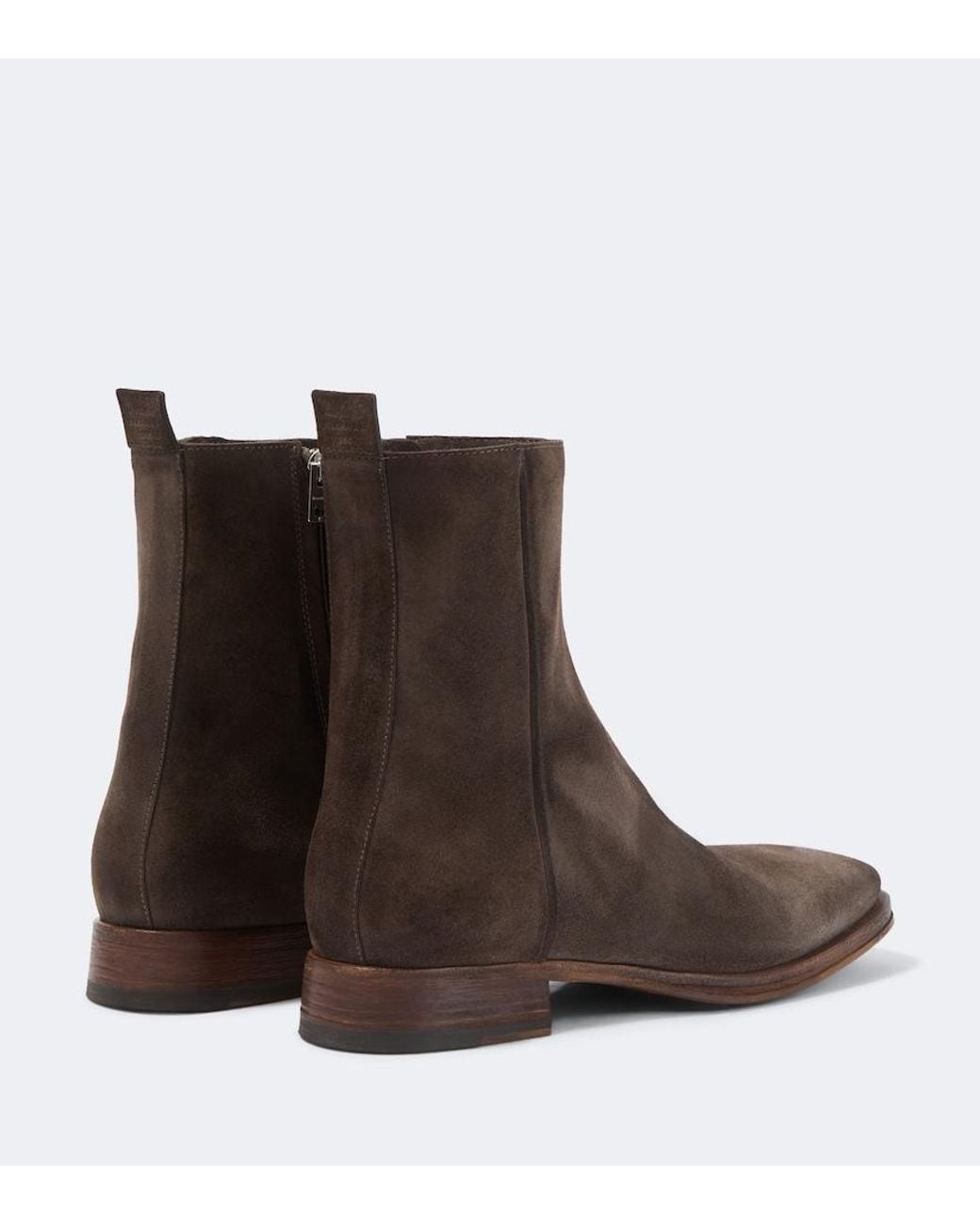 Acne Brown Bebe Suede Ankle Boots for men