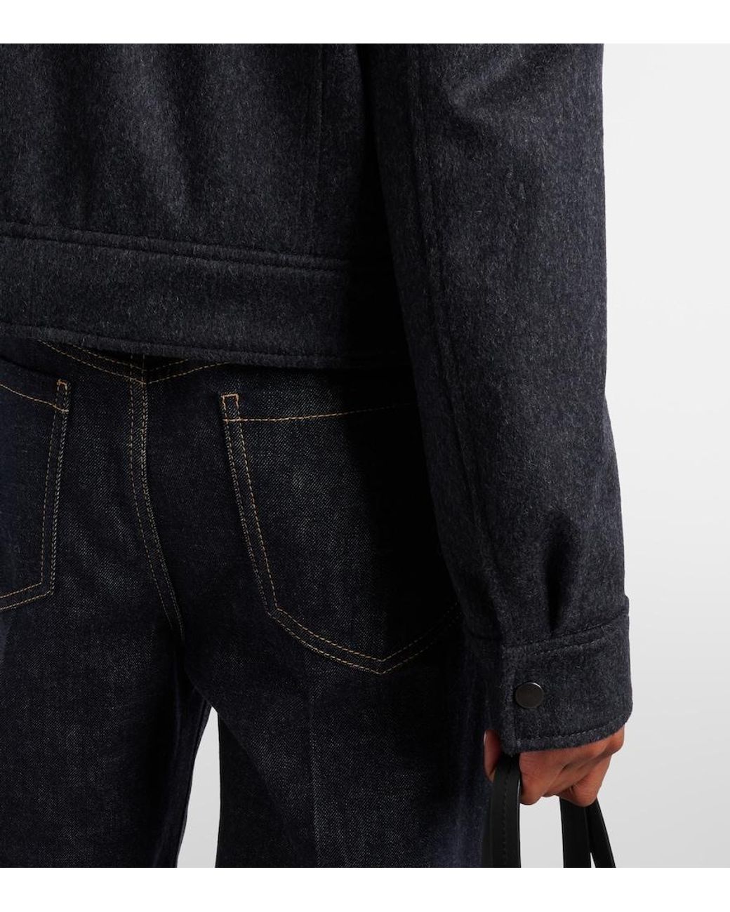 Brunello Cucinelli Black Wool Jacket