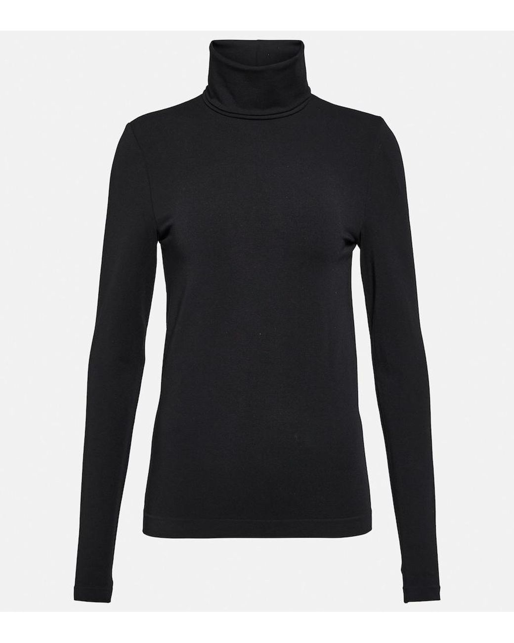 Wolford Black Aurora Jersey Tank Top
