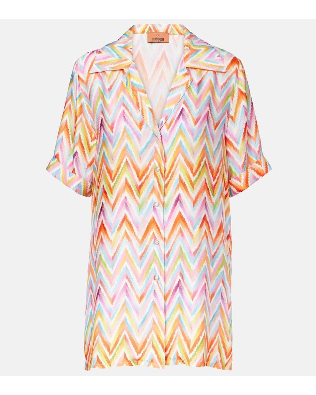 Missoni Orange Oversize-Hemd