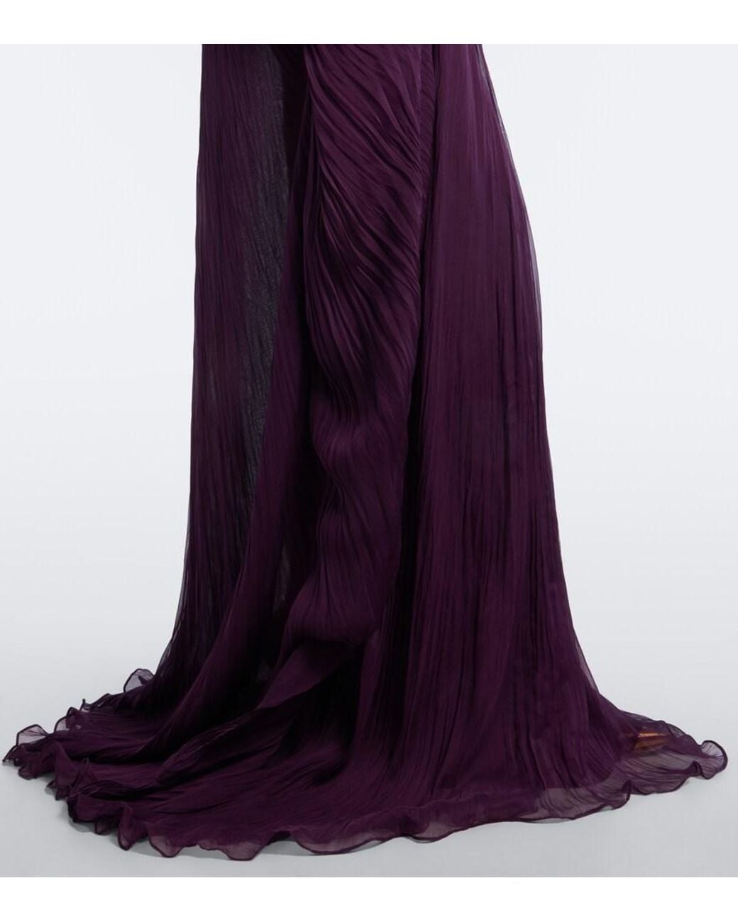 Marmar Halim Purple Embellished Kaftan