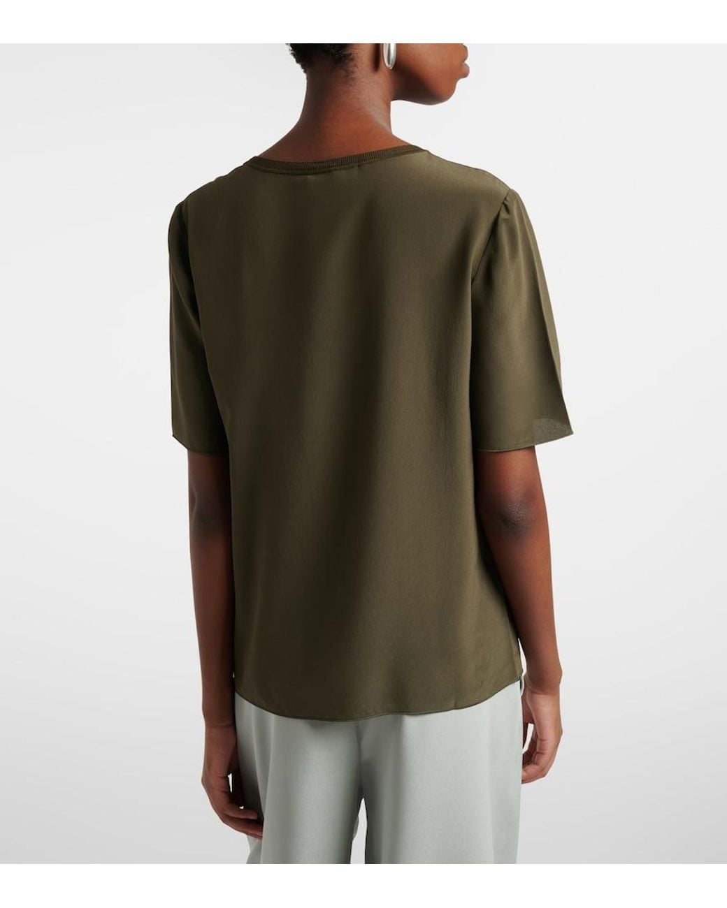 Joseph Green Rubin Silk Crepe T-Shirt