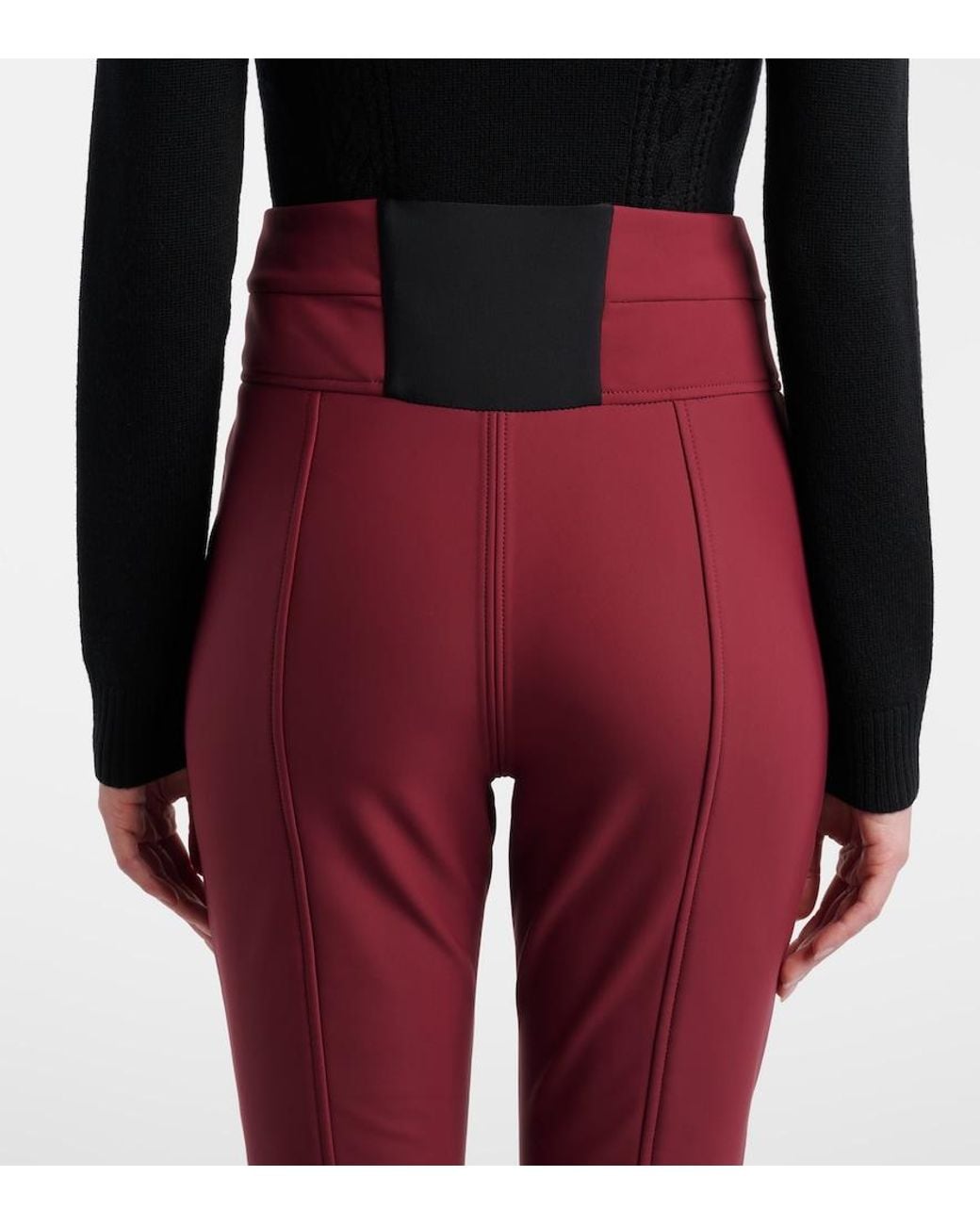 Perfect Moment Red Aurora High-Rise Ski Pants