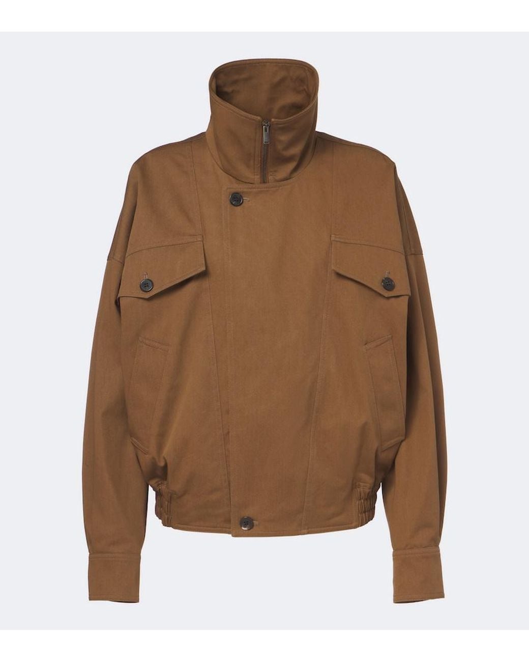 Saint Laurent Brown Cotton Serge Jacket