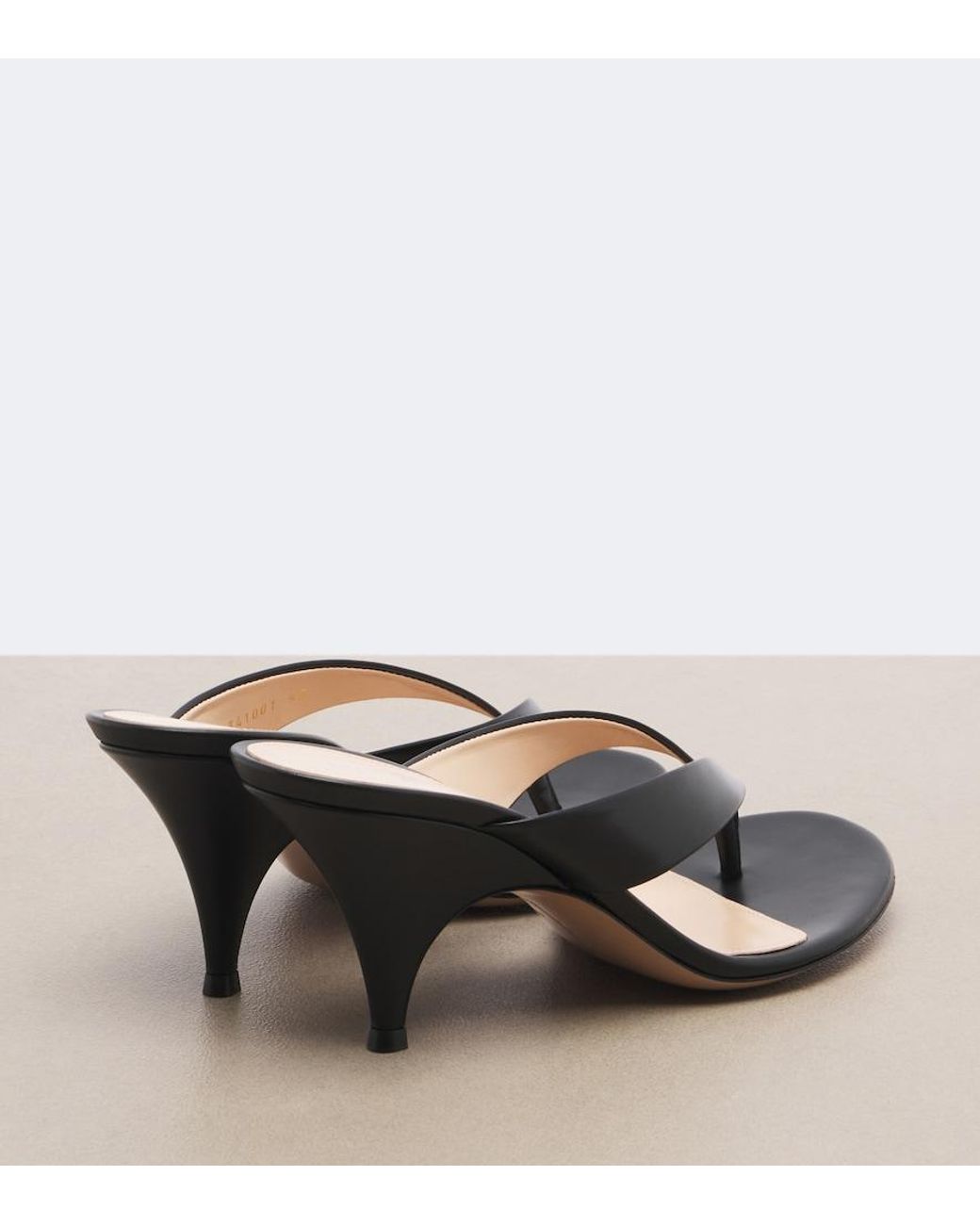 Gianvito Rossi Black Sandalen Sofia Aus Leder