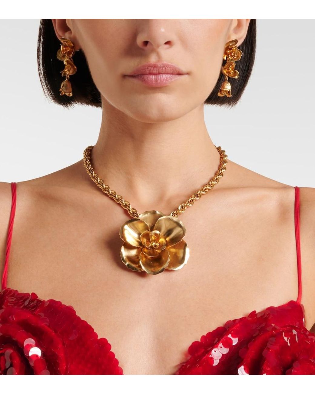 Jennifer Behr Metallic Amyrin Small-Plated Drop Earrings