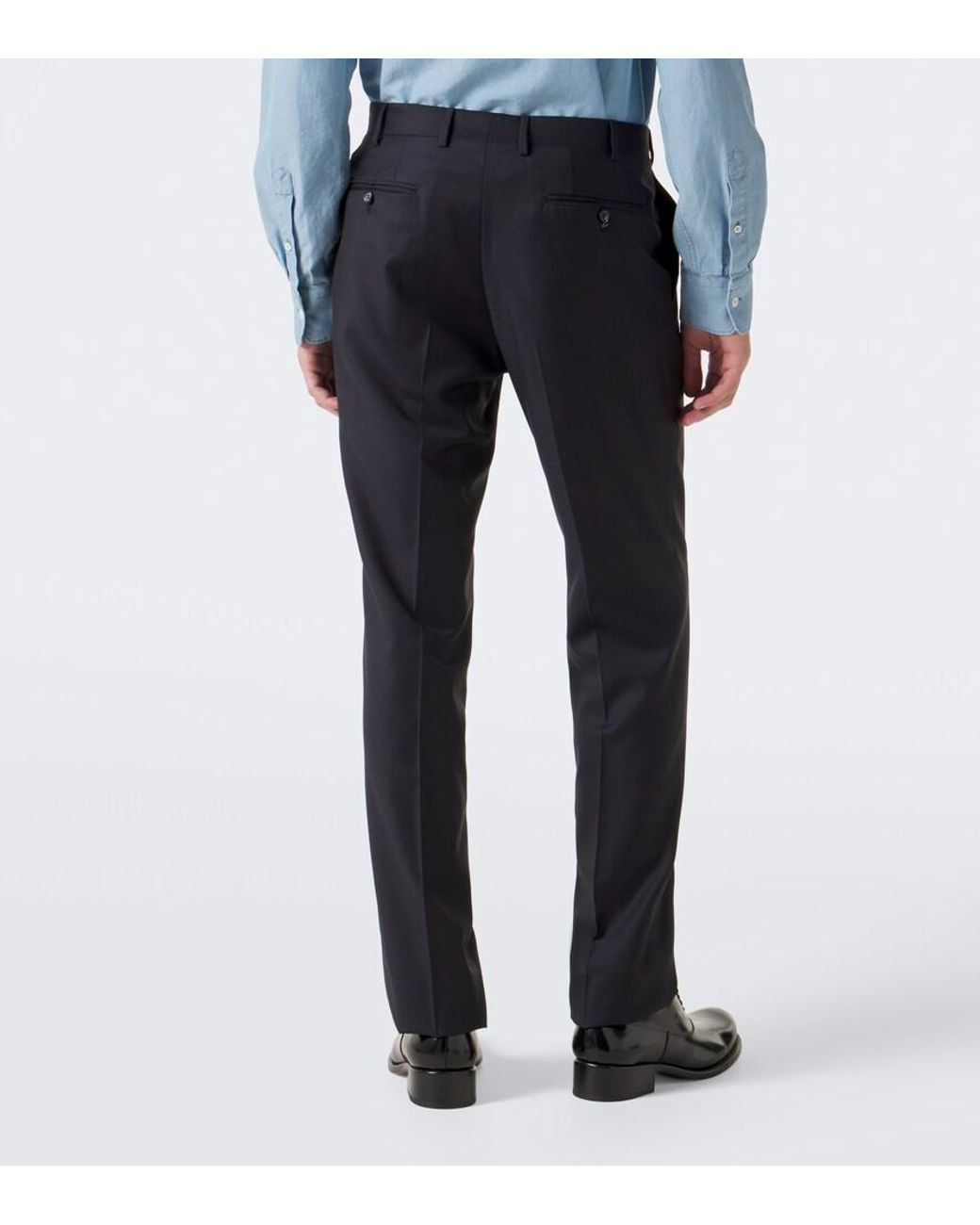 Canali Blue Wool Suit for men