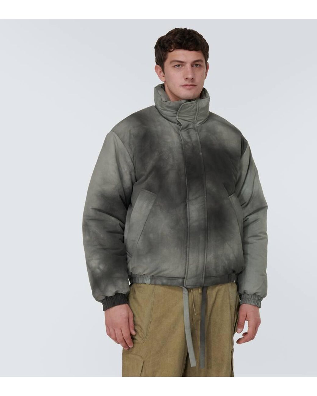 Acne Studios Tie-dye Puffer Jacket in Gray for Men | Lyst Acne Studios Tie-dye Puffer Jacket in Gray for Men | Lyst