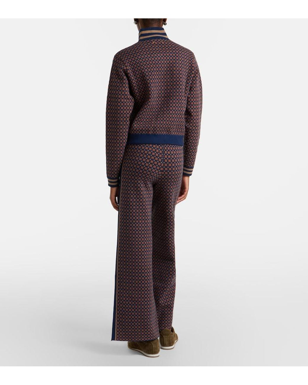 The Upside Purple Lumiere Juniper Cotton-Blend Sweatpants
